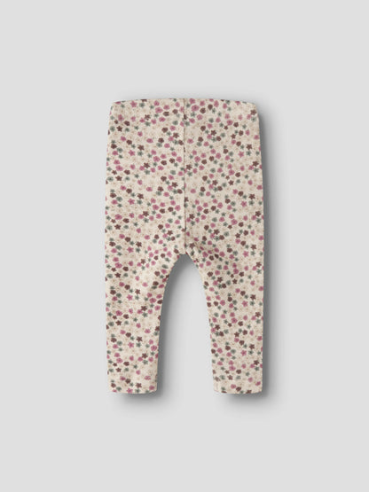 Leggings bimba 2-18M - Antique White