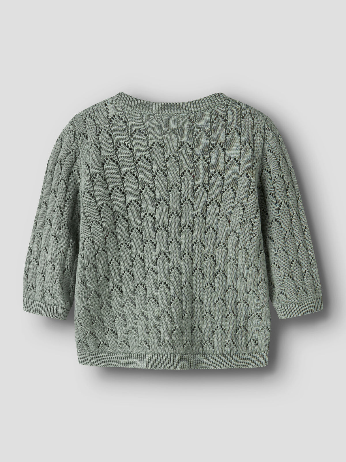 Cardigan in maglia bimba 2-18M - Green Milieu