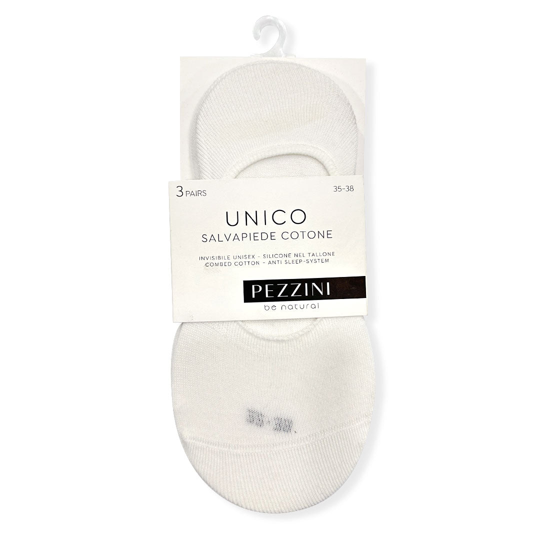Salvapiede unisex 3 paia - Bianco