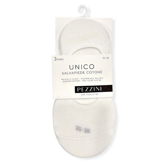 Salvapiede unisex 3 paia - Bianco