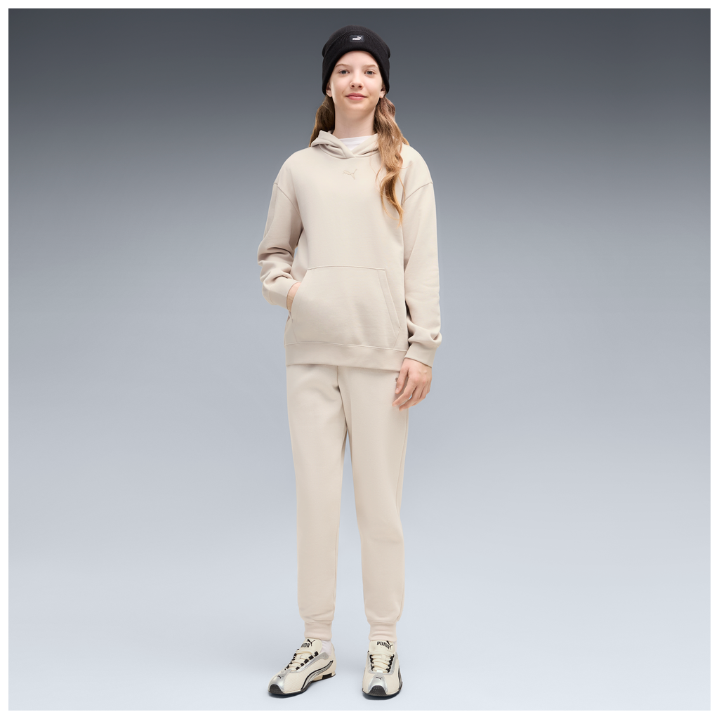ESS Centered Cat Logo Relaxed Hoodie FL G 7-16A - 82