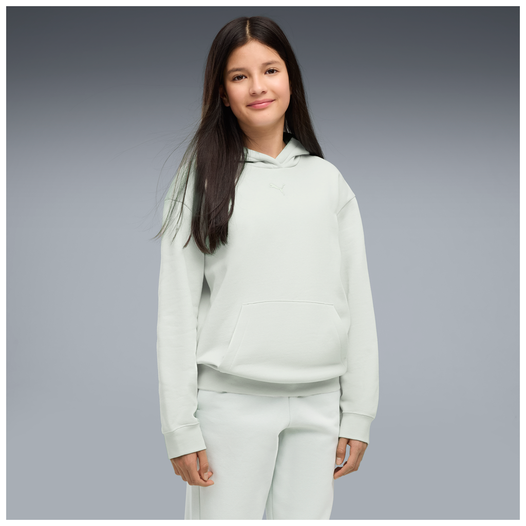 ESS Centered Cat Logo Relaxed Hoodie FL G 7-16A - 29