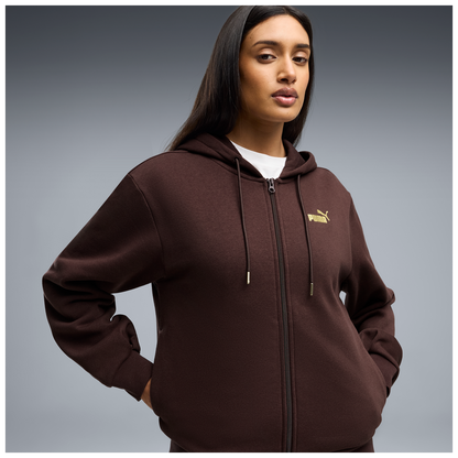 Metallic Hooded Standard Sweat Suit FL op - 33