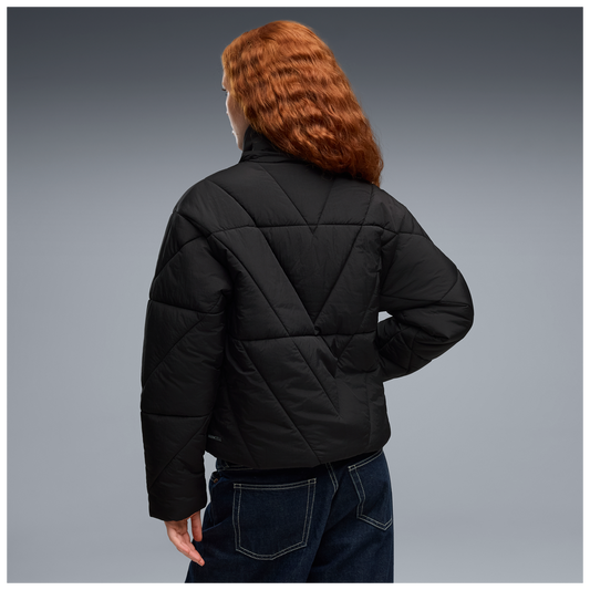 Quilted Puffer Jacket W - 01