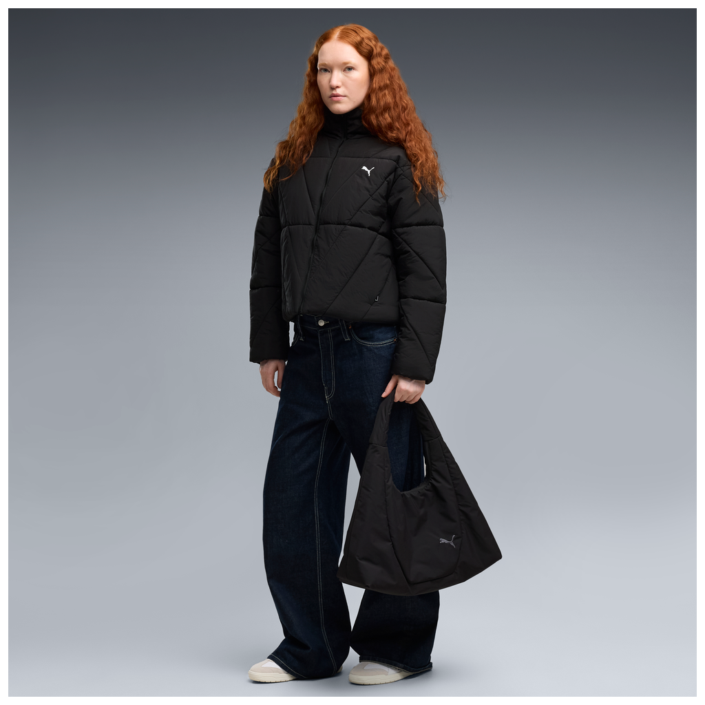 Quilted Puffer Jacket W - 01