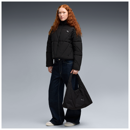 Quilted Puffer Jacket W - 01