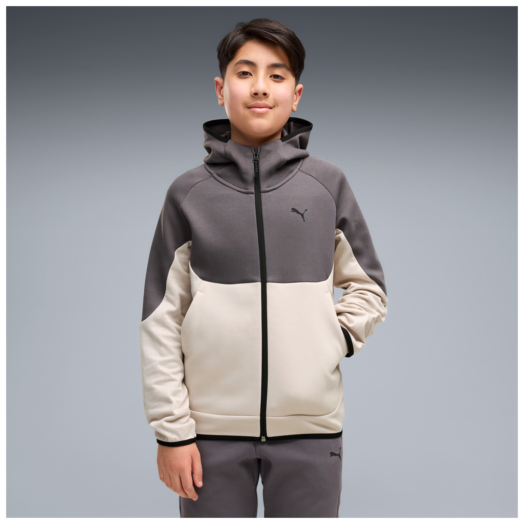 PUMATECH Elevated Full-Zip Hoodie DK B 9-16A - 82