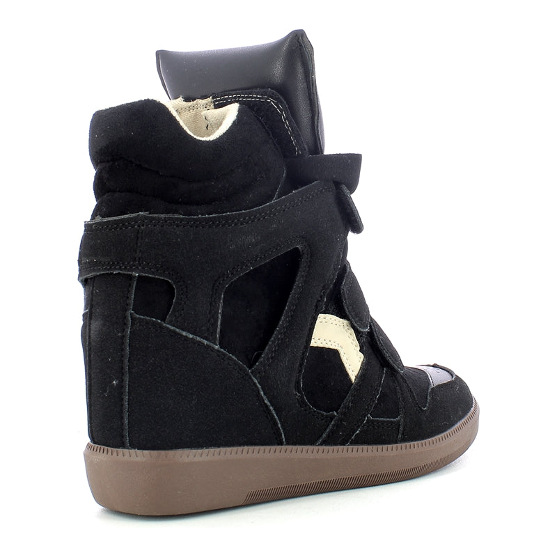 Sneakers donna zeppa interna - Black
