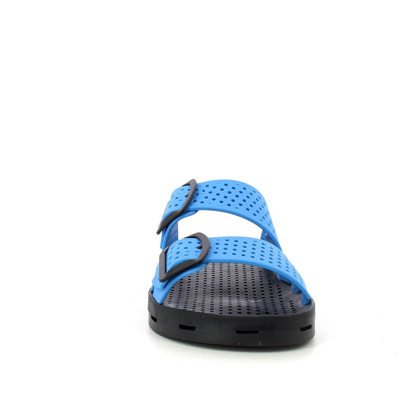 Ciabatta donna con fibbie - Royal Black