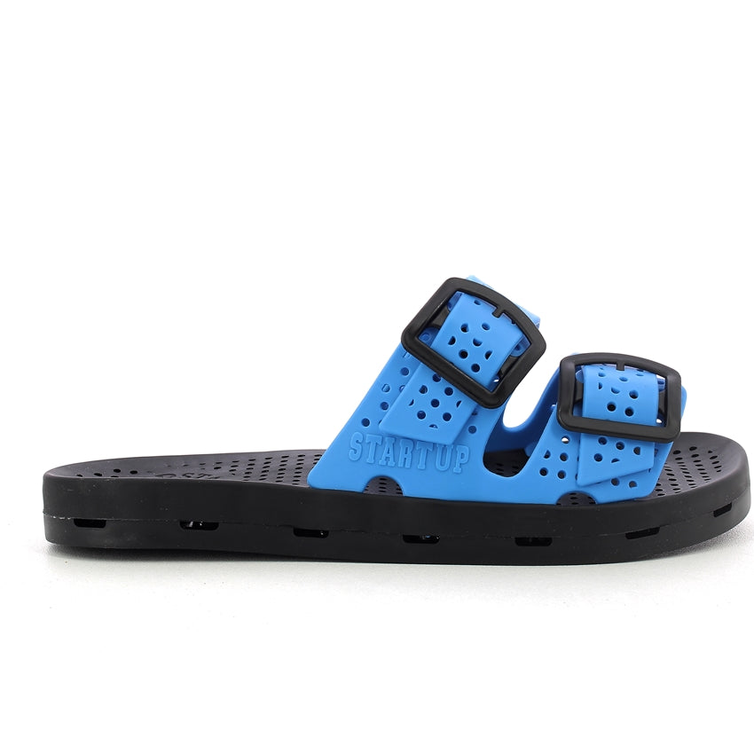 Ciabatta bimbo con fibbie 30-35 - Royal Blue