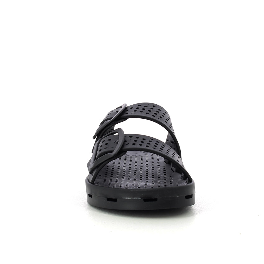 Ciabatta bimbo con fibbie 30-35 - Black