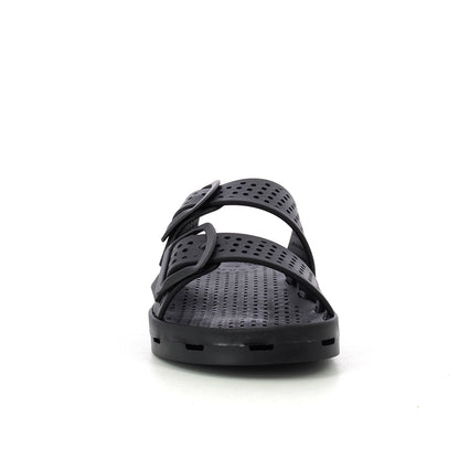 Ciabatta bimbo con fibbie 30-35 - Black