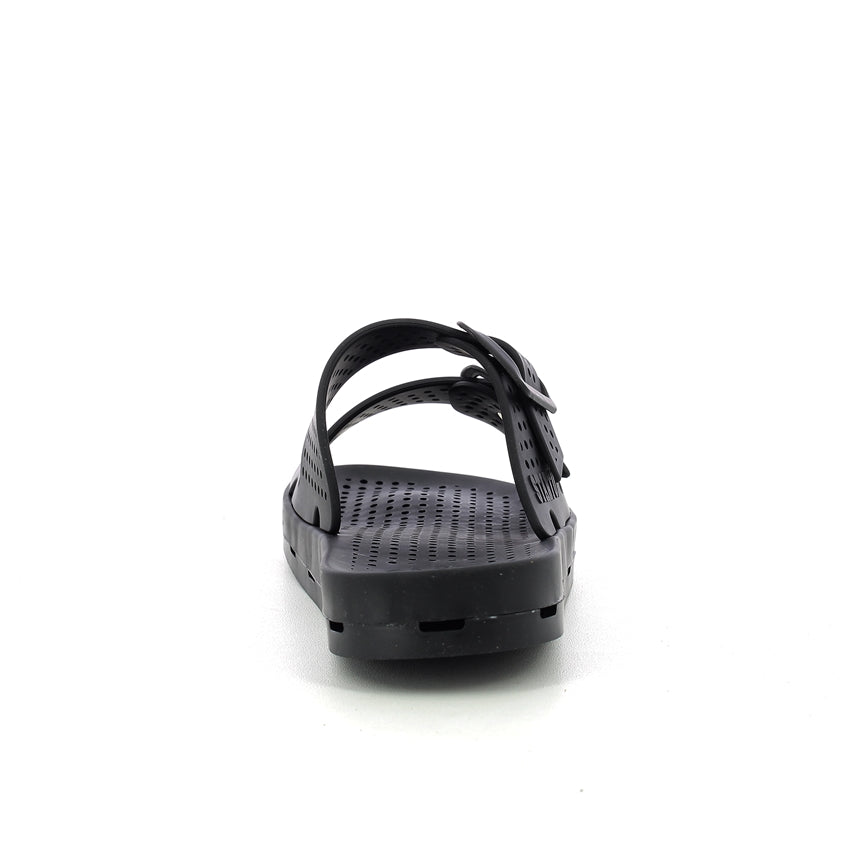 Ciabatta bimbo con fibbie 30-35 - Black