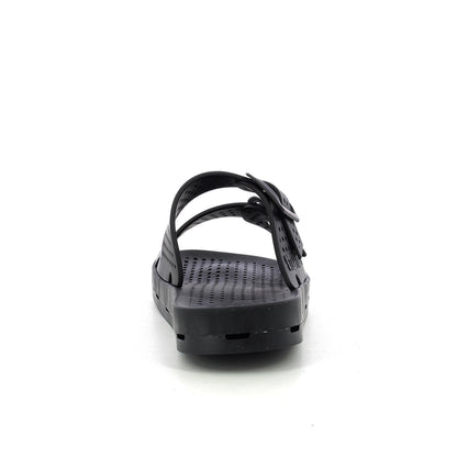Ciabatta bimbo con fibbie 30-35 - Black