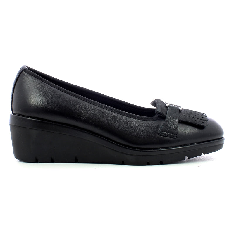 Mocassino vitello donna - Vitello Nero
