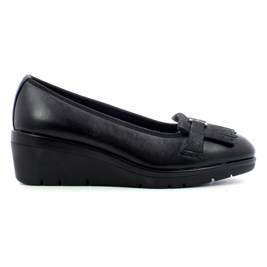 Mocassino vitello donna - Vitello Nero