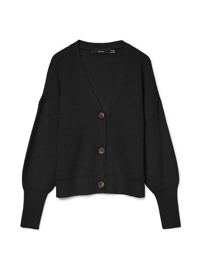 Cardigan in maglia donna - Black