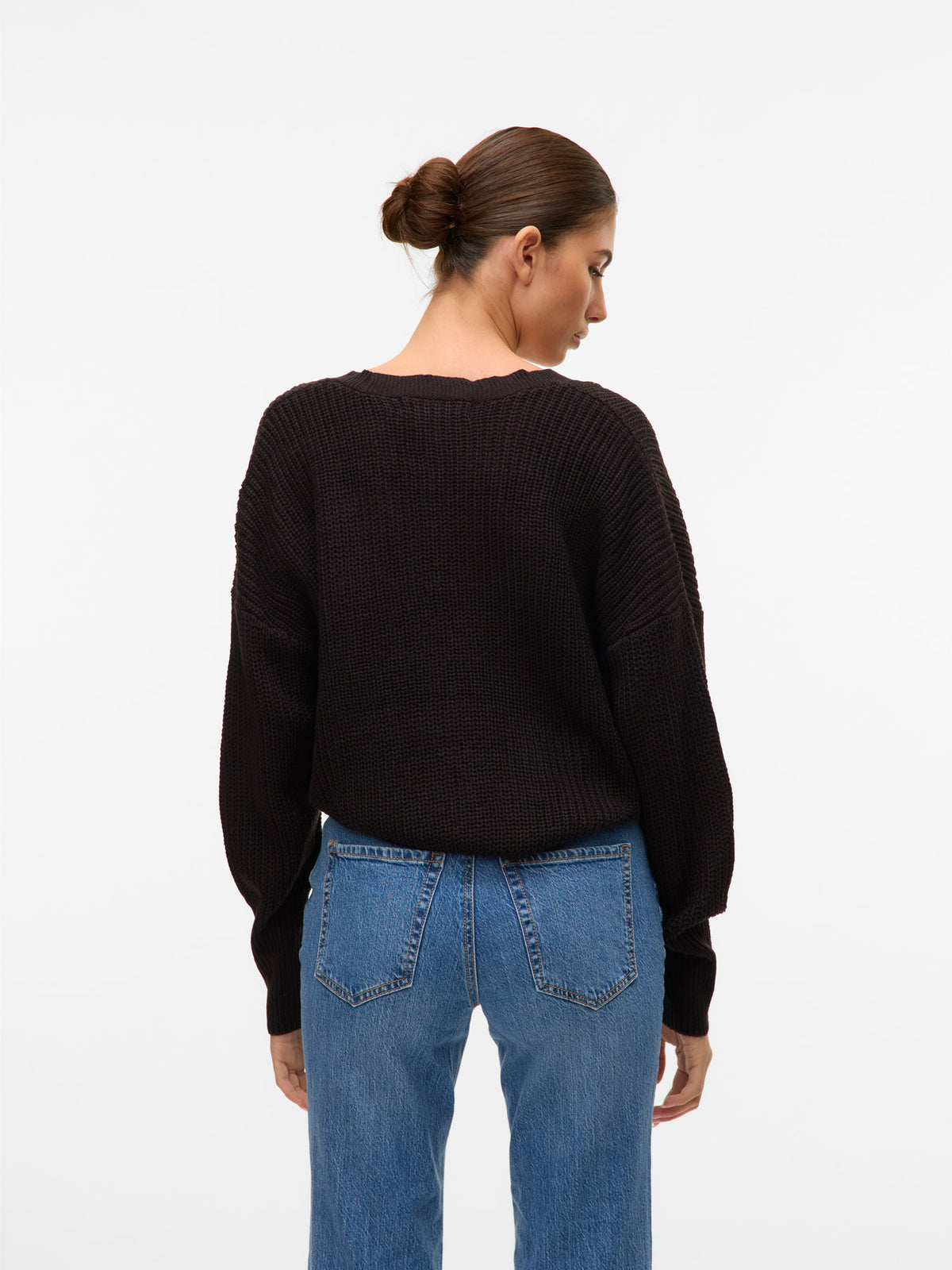 Cardigan in maglia donna - Black