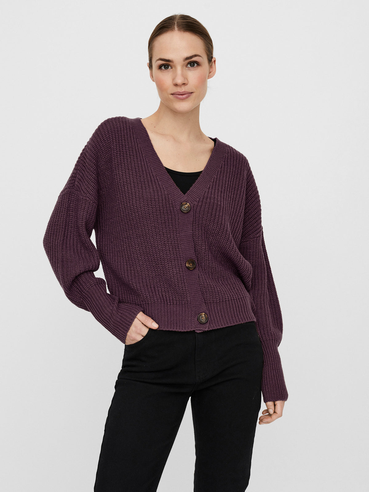 Cardigan in maglia donna - Winetasting
