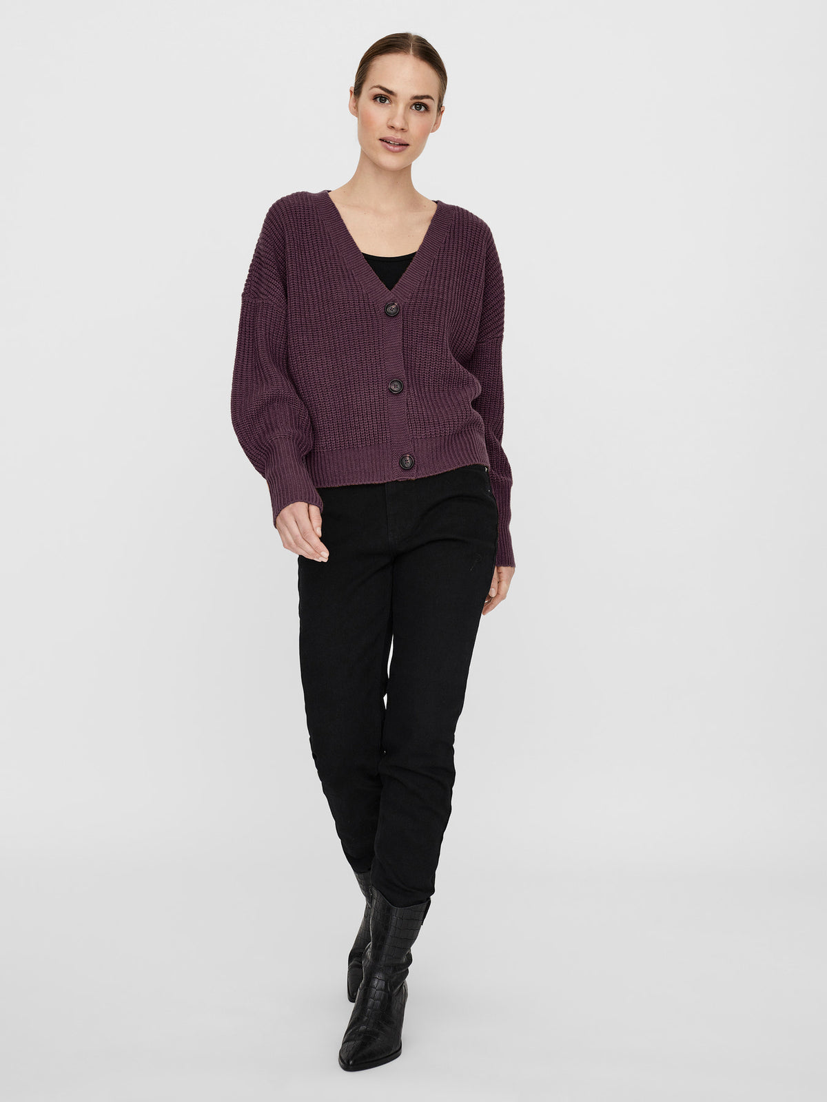 Cardigan in maglia donna - Winetasting
