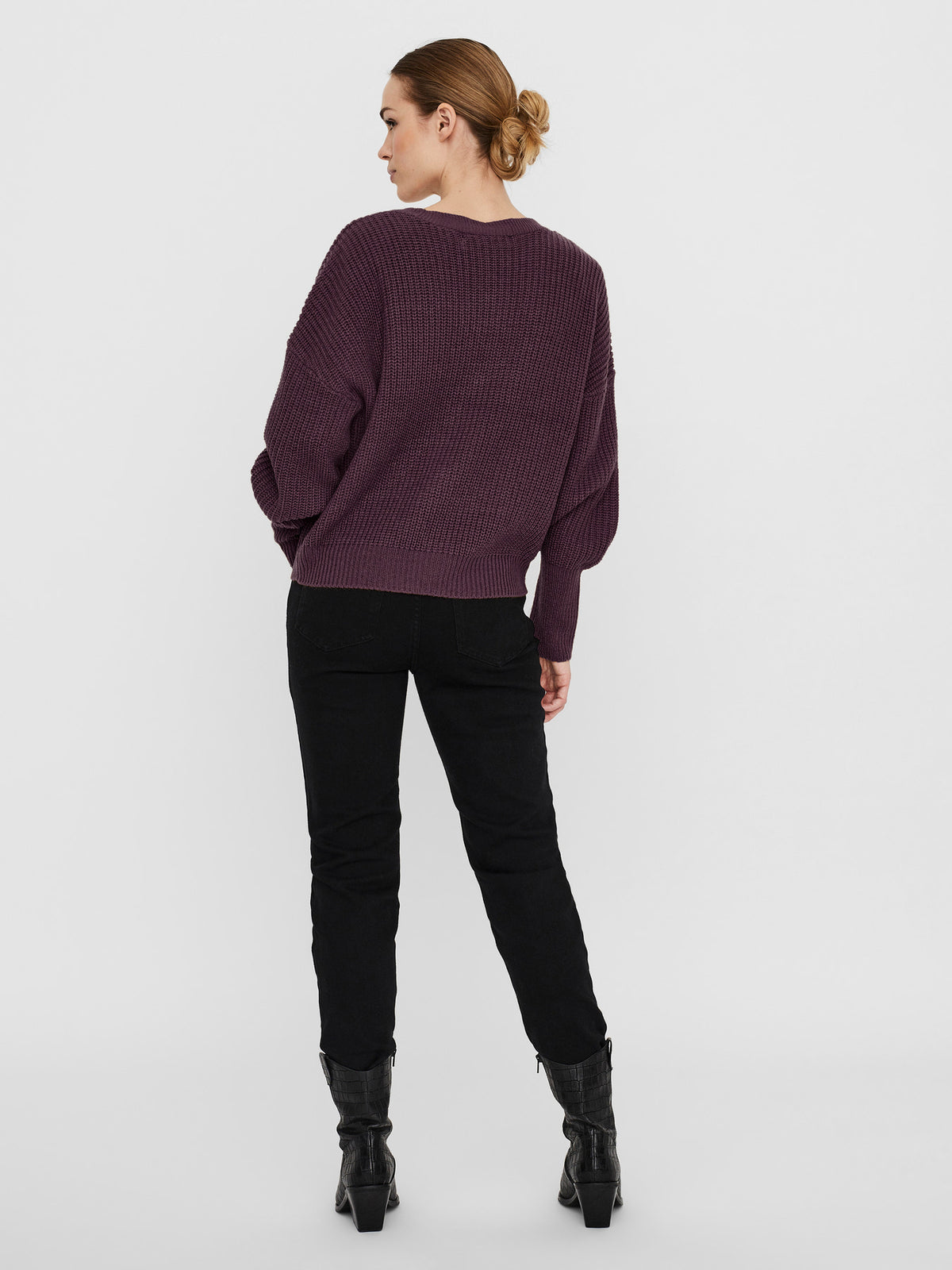 Cardigan in maglia donna - Winetasting