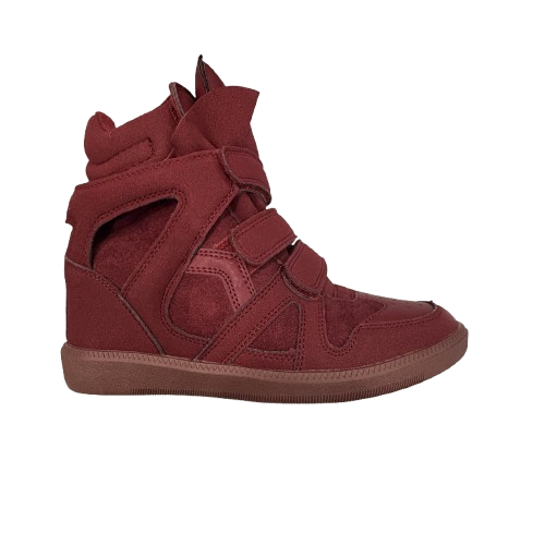 Sneakers donna isa - Bordo