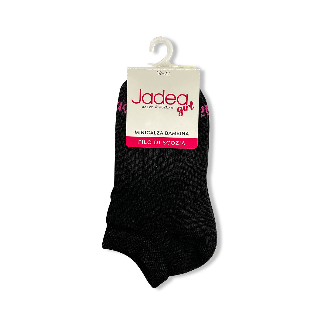 Calzini filo di scozia bambina - Nero