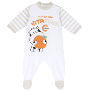 Tutina Con Apertura Patello Neonati 1-12m