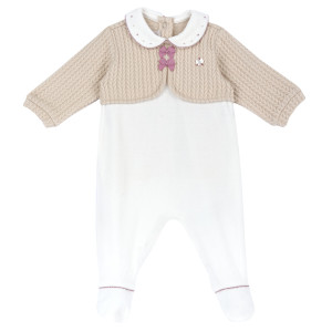 Tutina Con Apertura Patello Bimba 0-12m