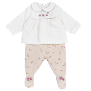 Set 2 Pz Coprifasce-ghettina Bimba 0-12m