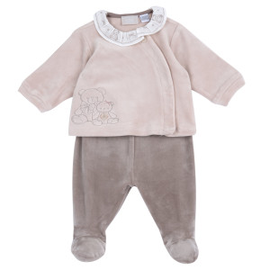 Set 2 Pz Coprifasce-ghettina Bimba 0-12m