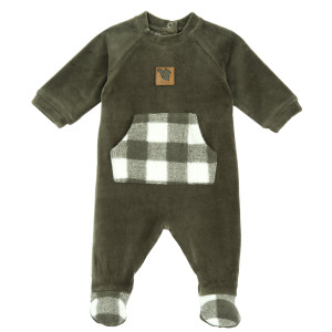 Tutina Con Apertura Patello Bimbo 0-12m
