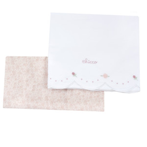 Set 2 Pz Lenzuola Carrozzina Neonata