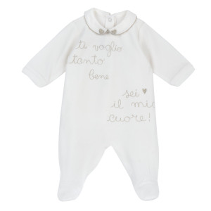 Tutina Con Apertura Patello Bimba 0-9m