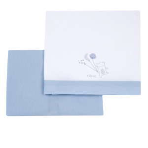 Set 2 Pz Lenzuola Carrozzina Neonati