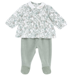 Set 2 Pz Coprifasce-ghettina Bimba 0-12m