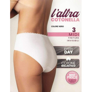 Midi Slip Donna Confezione Da 3 Pz Midi Slip Donna Confezione Da 3 Pz