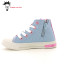 Scarpa Tela Alta Con Luci Minnie Bimba 25-33