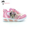Sneakers Velcro Con Luci Minnie Bambina 21-25