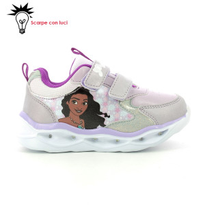 Sneakers Velcro Con Luci Sirenetta Bambina 24-30 Sneakers Velcro Con Luci Sirenetta Bambina 24-30