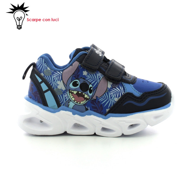 Sneakers Velcro Con Luci Stitch Bambina 20-25 - D6020006S - Fuori Tutto  bambini