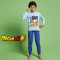 Pigiama Lungo Cotone Dragon Ball Bimbo 3-10a