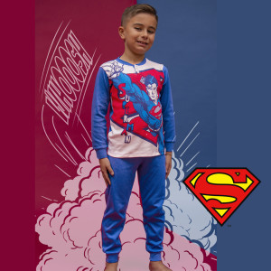 Pigiama Interlock Superman Bimbo 3-10a
