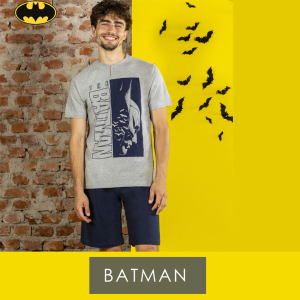 Pigiama Corto Batman Ragazzi 12-16a