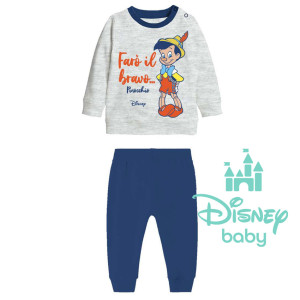 Pigiama Interlock Pinocchio Bimbo 12m-30m