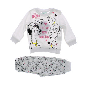 Pigiama Lungo Cotone Disney 101 Bimba 12m-30m