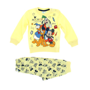 Pigiama Lungo Cotone Mickey Bimbo 12m-30m