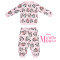 Pigiama Interlock Minnie Bimba 12m-30m