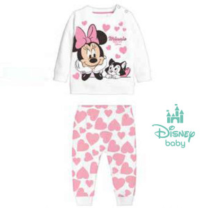 Pigiama Lungo Cotone Minnie Neonata 12m-30m