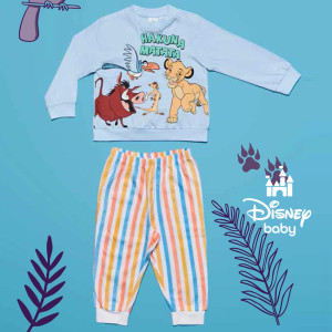 Pigiama Lungo Cotone Disney Baby Neonato 12m-30m